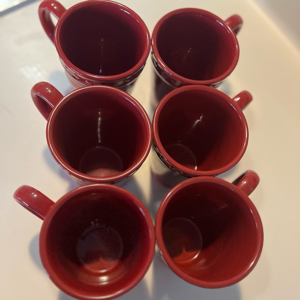 Signature Red Embossed Mug - Picture 4 of 4